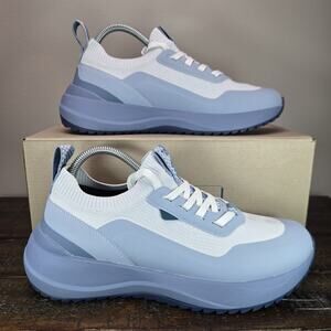 Vessi Stormburst Lowtop Womens Size 9 Waterproof Shoes Sneaker Hiking Tidal Blue